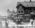 Pferdebahn um 1920 (Foto: Uplegger, Wiesbaden)